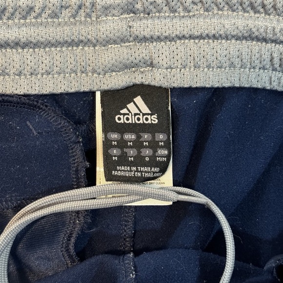 Adidas Sweatpants Men's Medium Blue Loose Relaxed Fit Workout Gym Casual Y2K - Picture 8 of 12